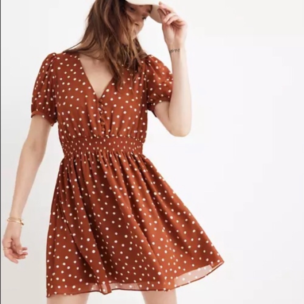 Madewell Smocked Waist Dress NWOT